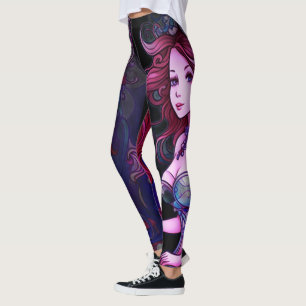 Legging Princesa Sereia Steampunk Personalizada Justa