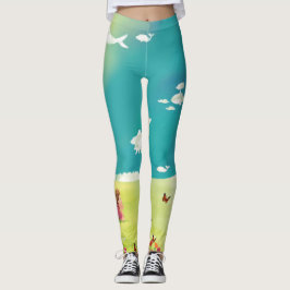 LEGGING PRINCÍPIO DAS BALEIAS QUE ASSISTEM A BALEIA