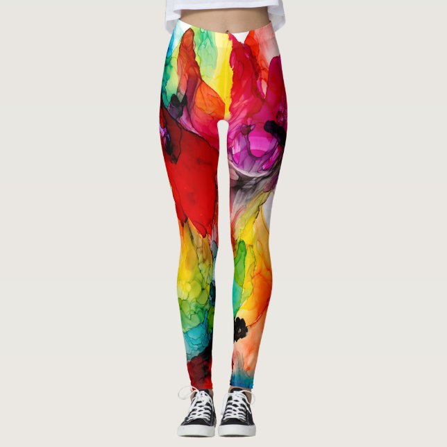 Legging Prism de Jeweltone - Aquarela (Frente)