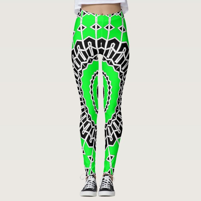 Legging Prism Mandala ( Verde ) (Frente)