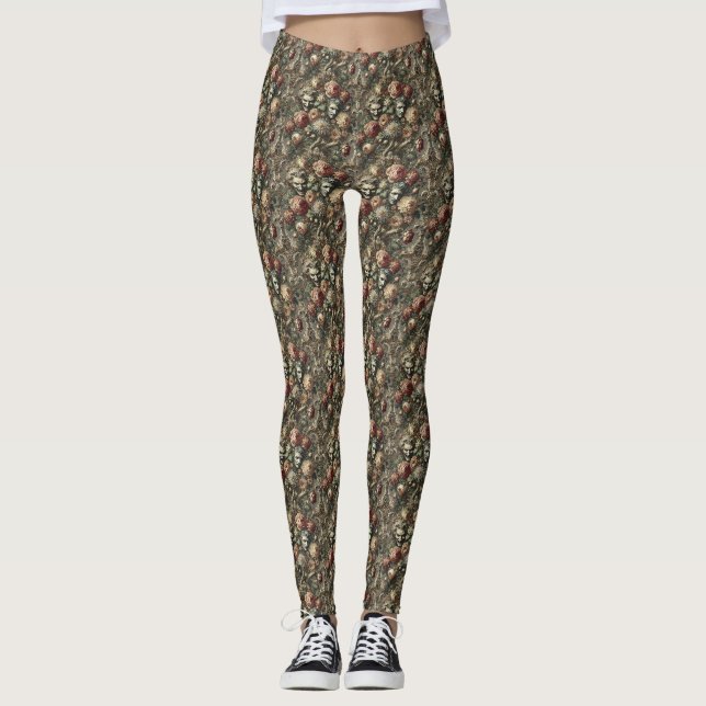 Legging Produção De Vanguíneos — Vitoriano Gótico Delirium (Frente)