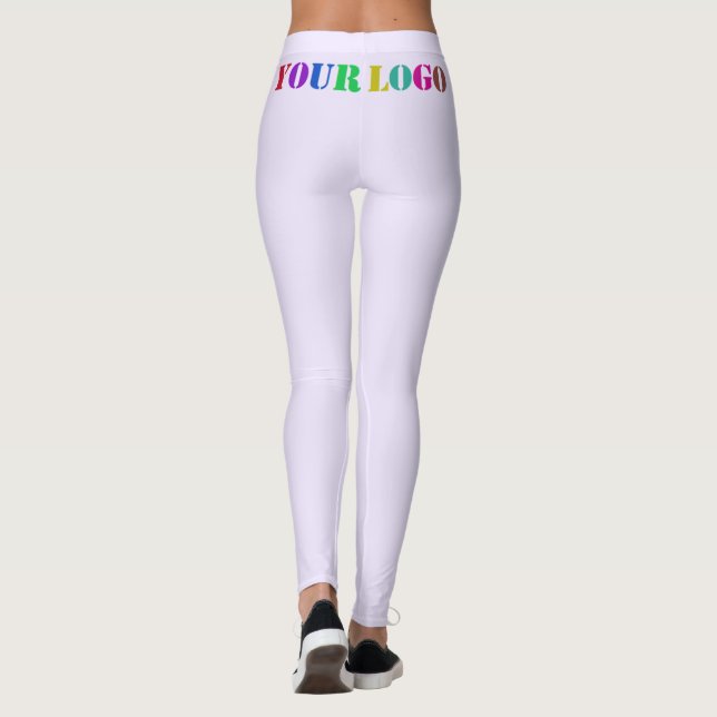 Legging Promocional de logotipo personalizado Empresa - (Verso)