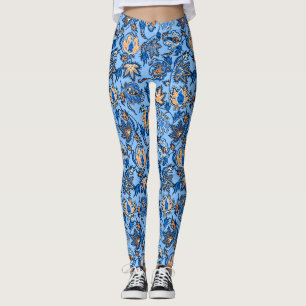 Legging Protea Batik Hawaiian Tropical Floral