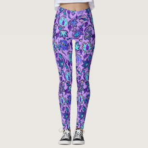 Legging Protea Batik Hawaiian Tropical Floral