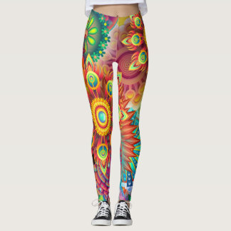 Legging Psicodélico - Hippie Boho Mandala