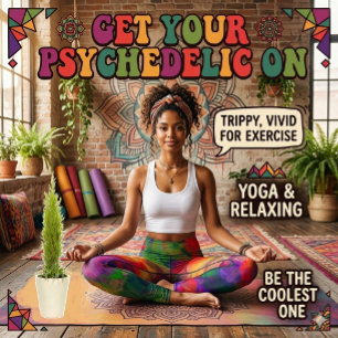 Legging Psychedelic Hippie Pattern