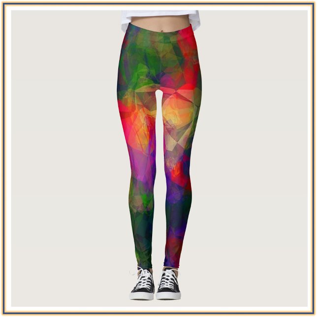 Legging Psychedelic Hippie Pattern (Criador carregado)
