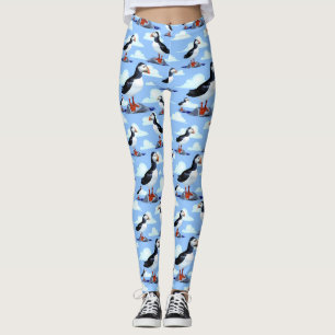 Legging Puffin Cute Atlantic Seabird