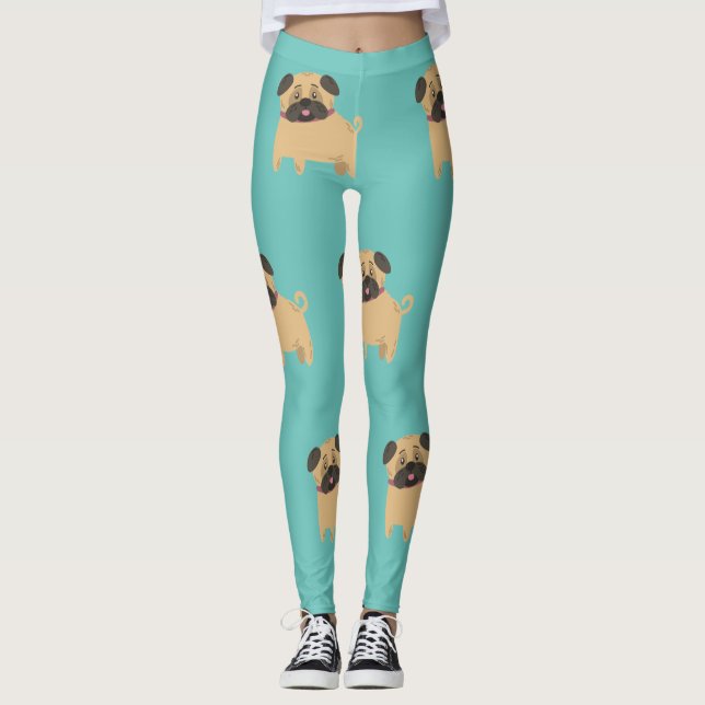 Legging Pugs de Corte (Frente)