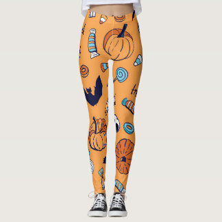 Legging Pumpkin Pumpkin Sem Olhos.