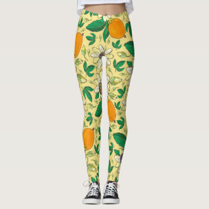 Legging Pumpkins & Leaves: Colheita de outono