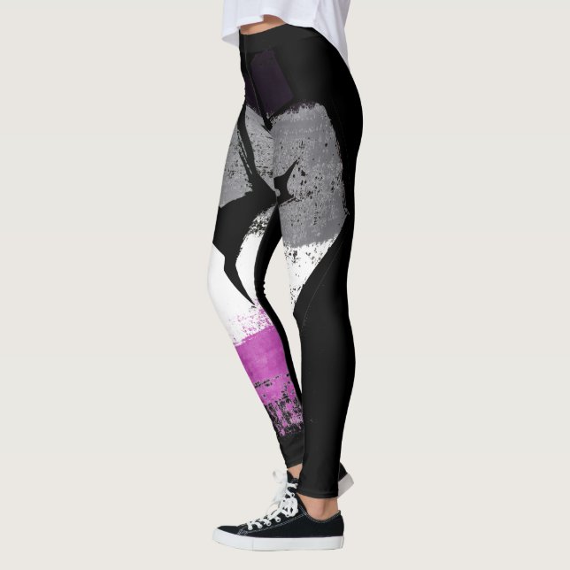 Legging Punho do Orgulho Asexual (Esquerda)