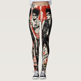Legging Punk Rock Vintage