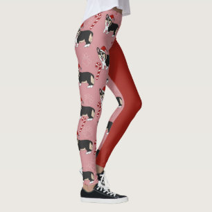 Legging Pup de Corgi de Natal