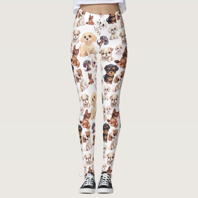 Legging Pupppy Dog Patterno (Frente)