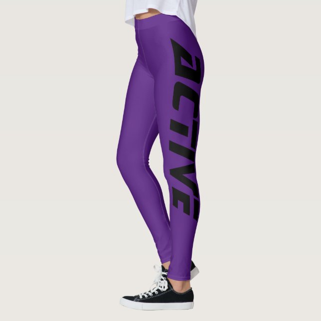 Legging Purple Ative (Esquerda)