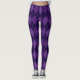 Legging Purple Fuentes Argyle