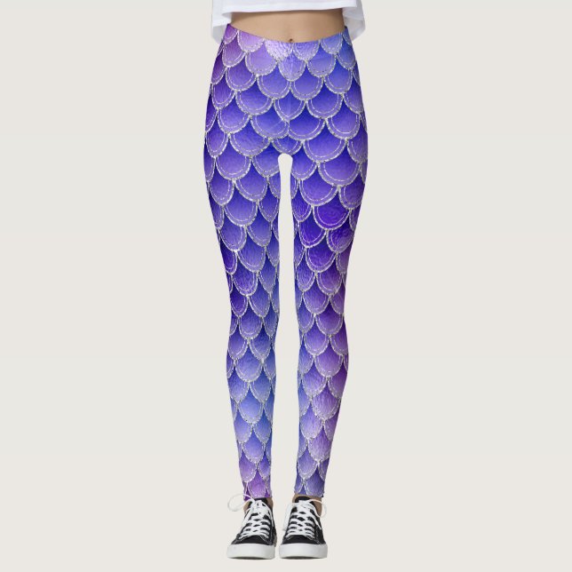 Legging Purple mermaid glow (Frente)