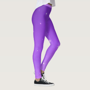 LEGGING "PURPLE STARLITE" ROUPAS DE TREINO