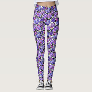 Legging Púrpura Lilac Padronizado de Aquarela