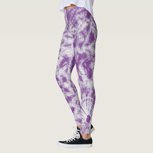 Legging Púrpura Tie Dye (Esquerda)