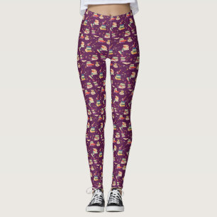 Legging Putple Book Lovers