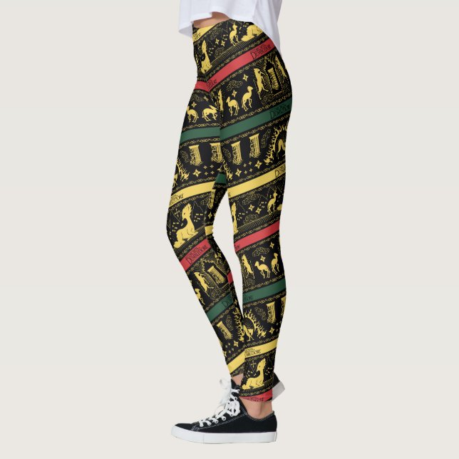 Legging Qilin Layered Pattern (Esquerda)