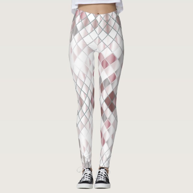 Legging Quadrado de vidro (Frente)