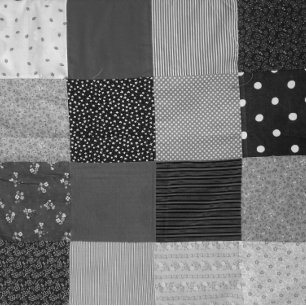 Legging quadrados de tecido com retro-manta monocromática