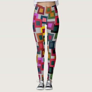 Legging Quadrados escuros na luz