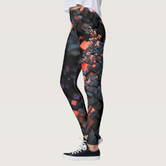Legging Quadro de Placa de Licença Isômetro (Preto)
