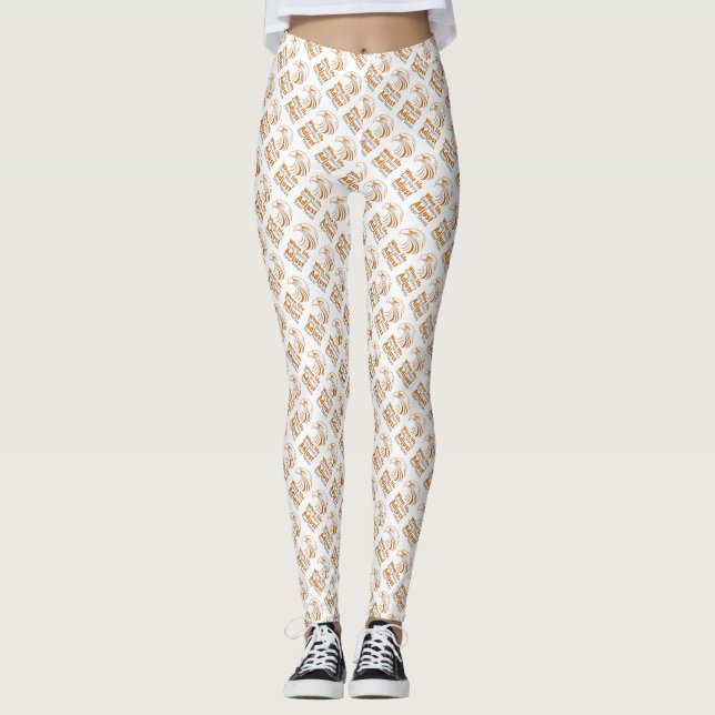 Legging Quando a vida ficar turva, ajuste o seu foco (Frente)
