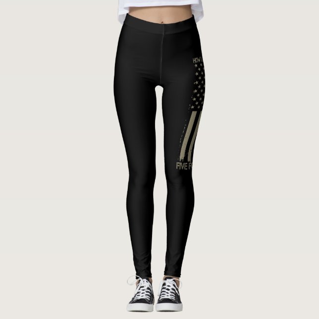 Legging Quanto Tempo Eu Estava No Exército A Onze Pés? (Frente)