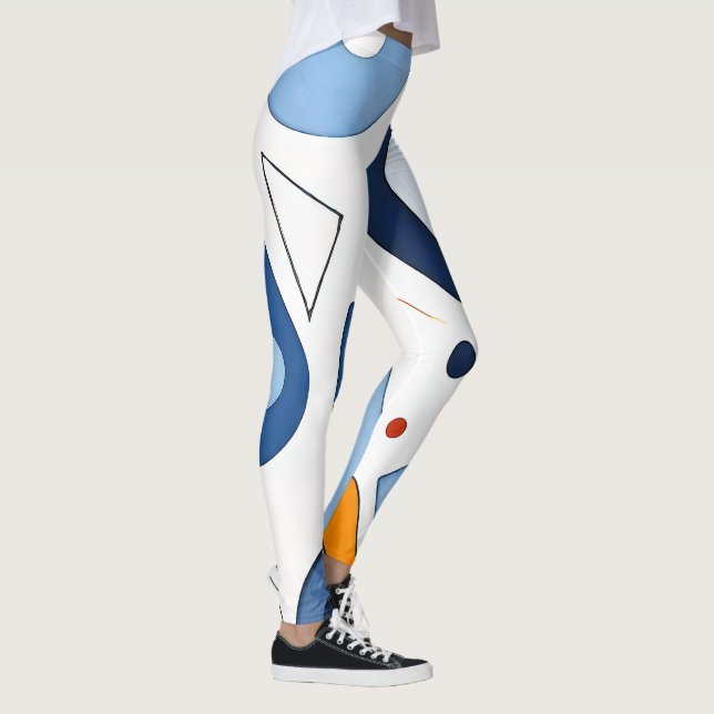 Legging Quantum Dot Dreams Abstrato (Direita)