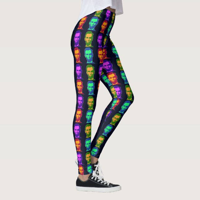 Legging Quatro Abraham Lincolns Pop Art (Direita)