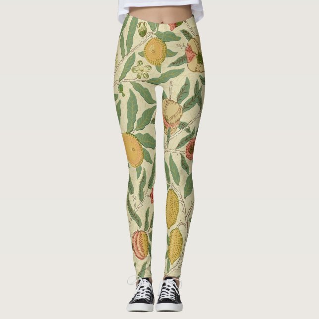 Legging Quatro Frutas, William Morris (Frente)