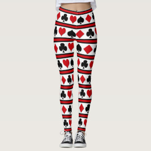 Legging Quatro naipes de cartão