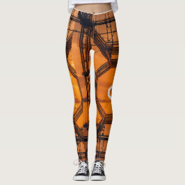 Legging Que tal "Tangerine Dream Leggings: Vibrant Orangin