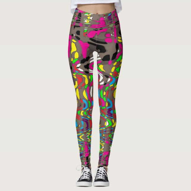 Legging Quebra-cabeça De Curso (Frente)