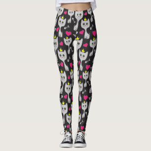 Legging Queen Cat Pattern