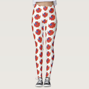 Legging Queijo de caça aos peixes 