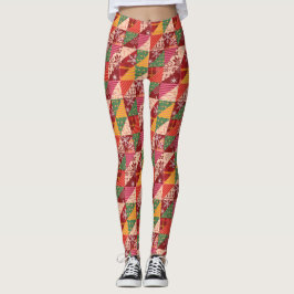 Legging Quilt de Natal