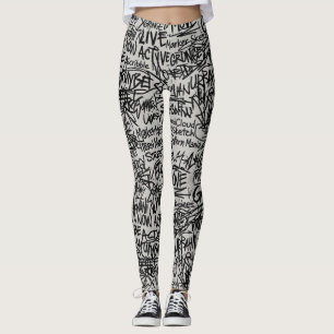 Legging Rabisco Urbano Grunge