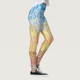 Legging Radiant Bloom Sunflower