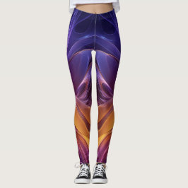 Legging Radiant orange purple