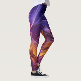 Legging Radiant orange purple