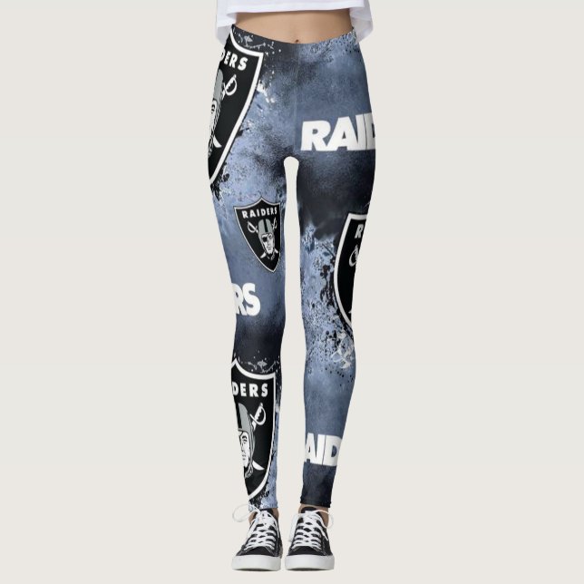 Legging Raiders para a lua e para trás (Frente)