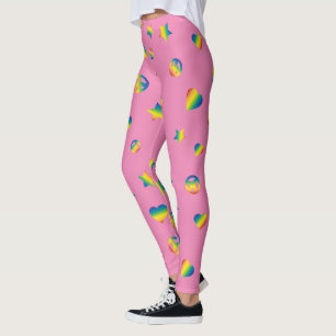 Legging Rainbow Peace and Love