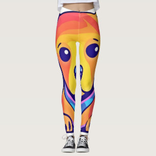 Legging Rainbow Puppy Love