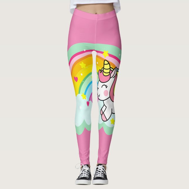 Legging Rainbow Unicorn (Frente)